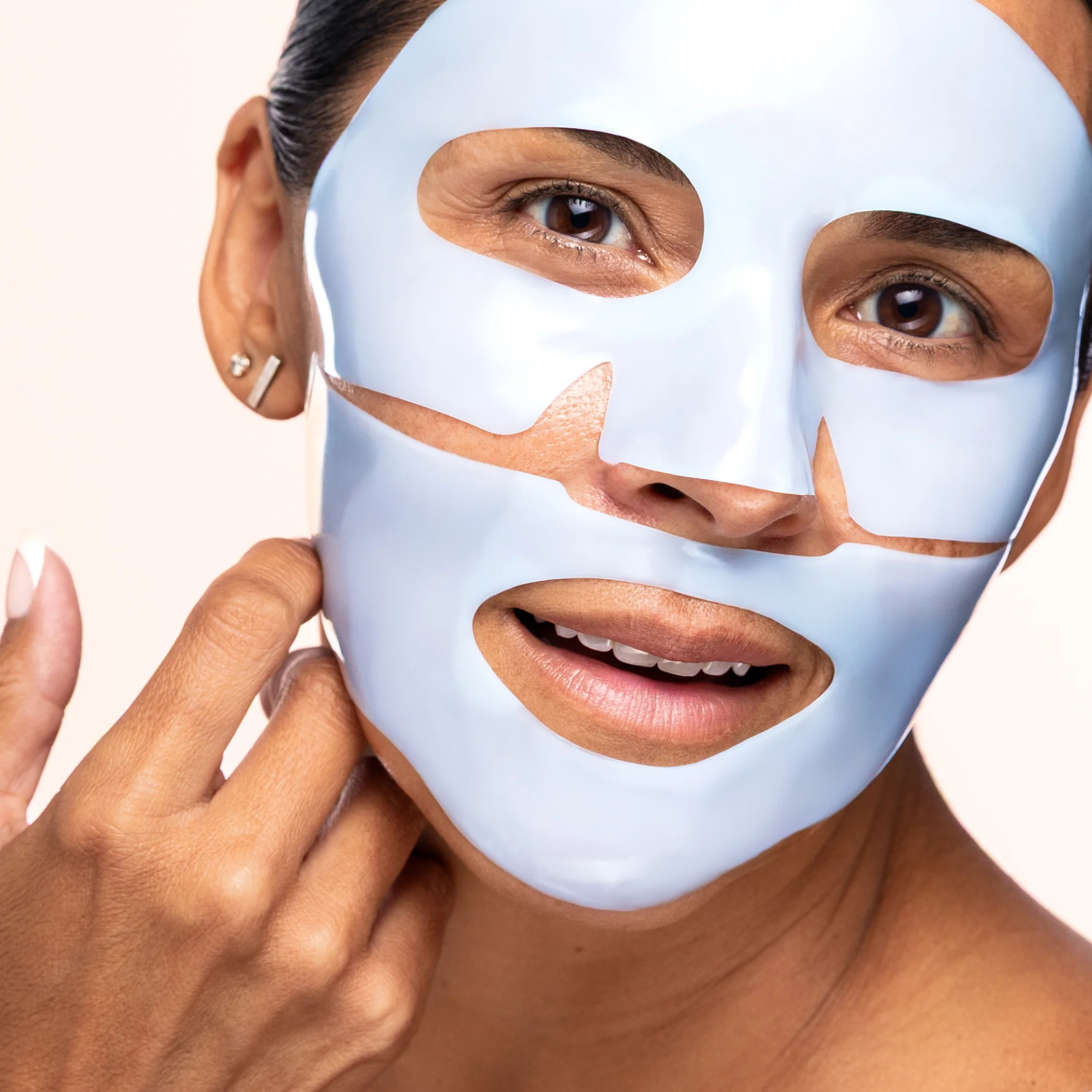 Blue Hydrogel Face Mask - 5 Pack - Image 6