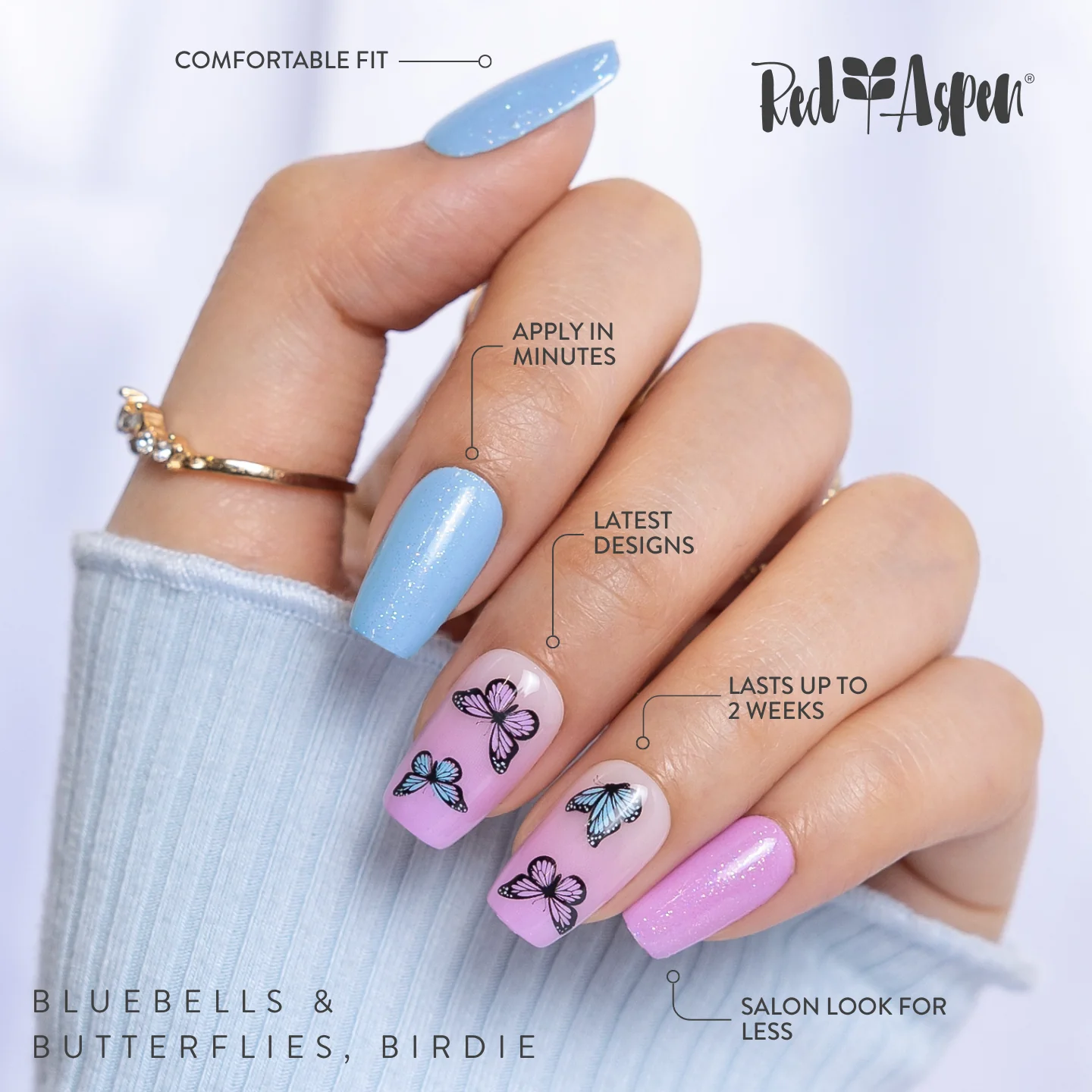 Bluebells & Butterflies, Birdie - Image 3