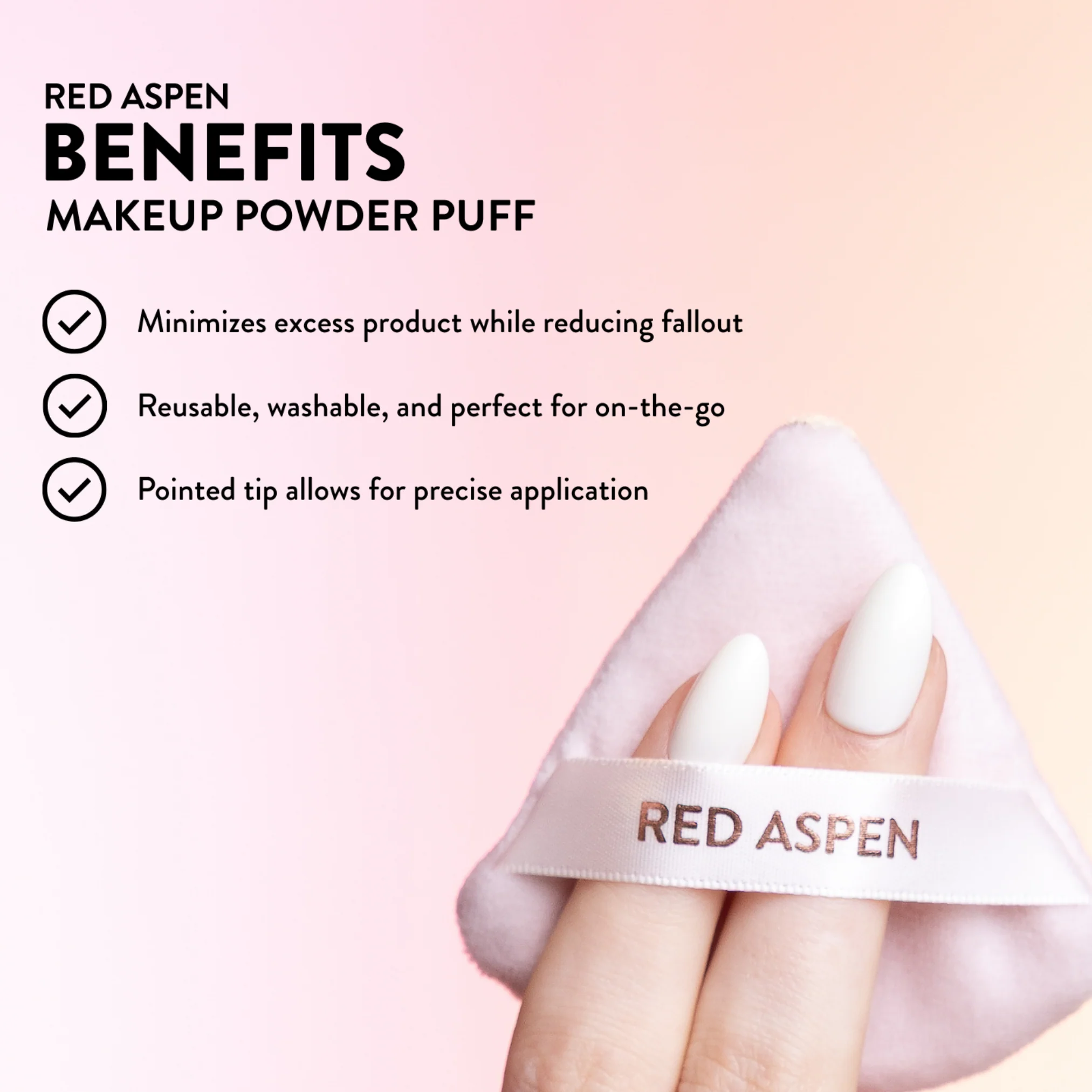F12 - Makeup Powder Puff 3 Pack - Image 4