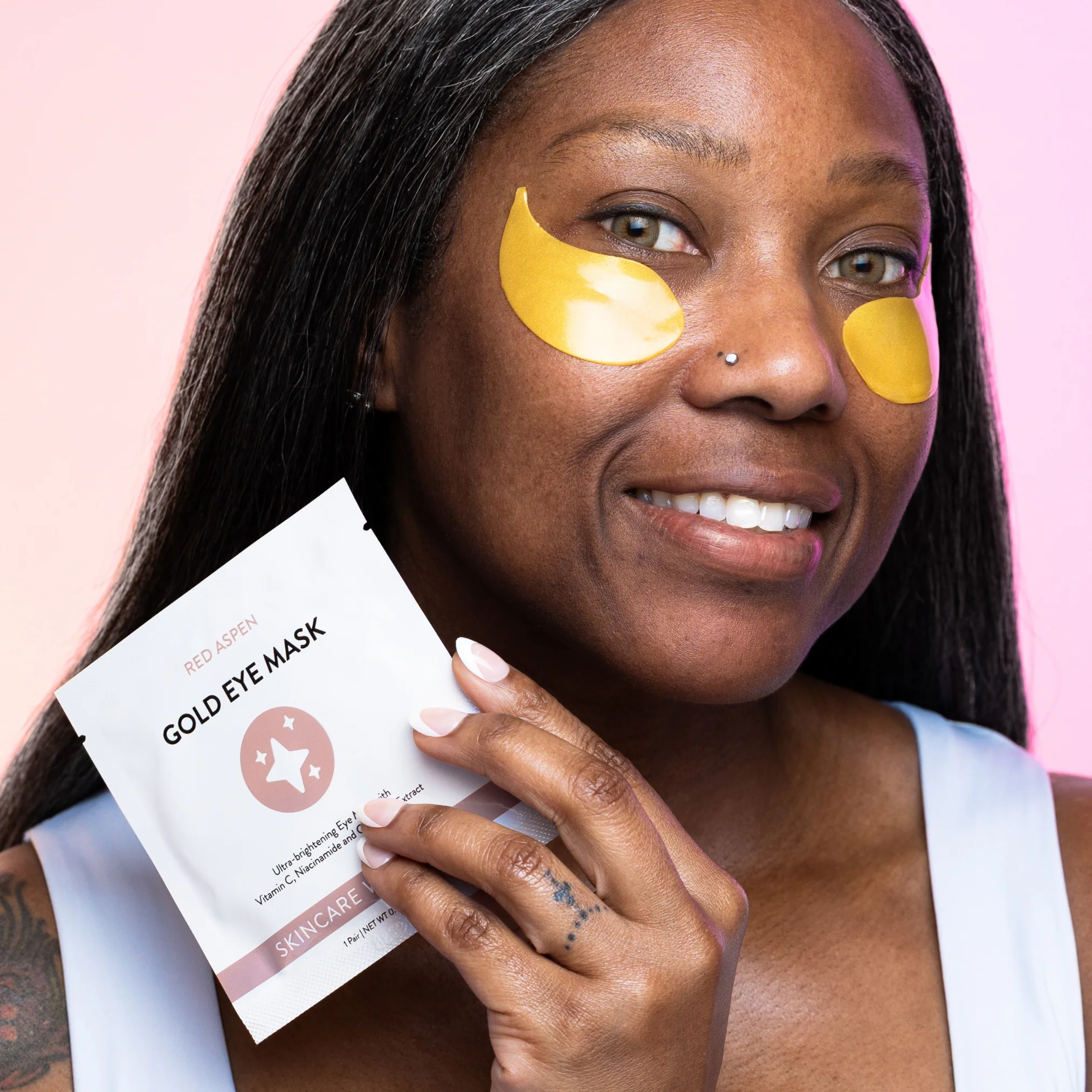 Gold Eye Mask - 5 Pack - Image 8