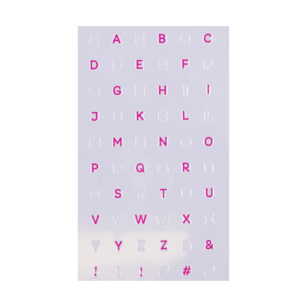 Alphabet Soup Nail Art Stickers - Image 3