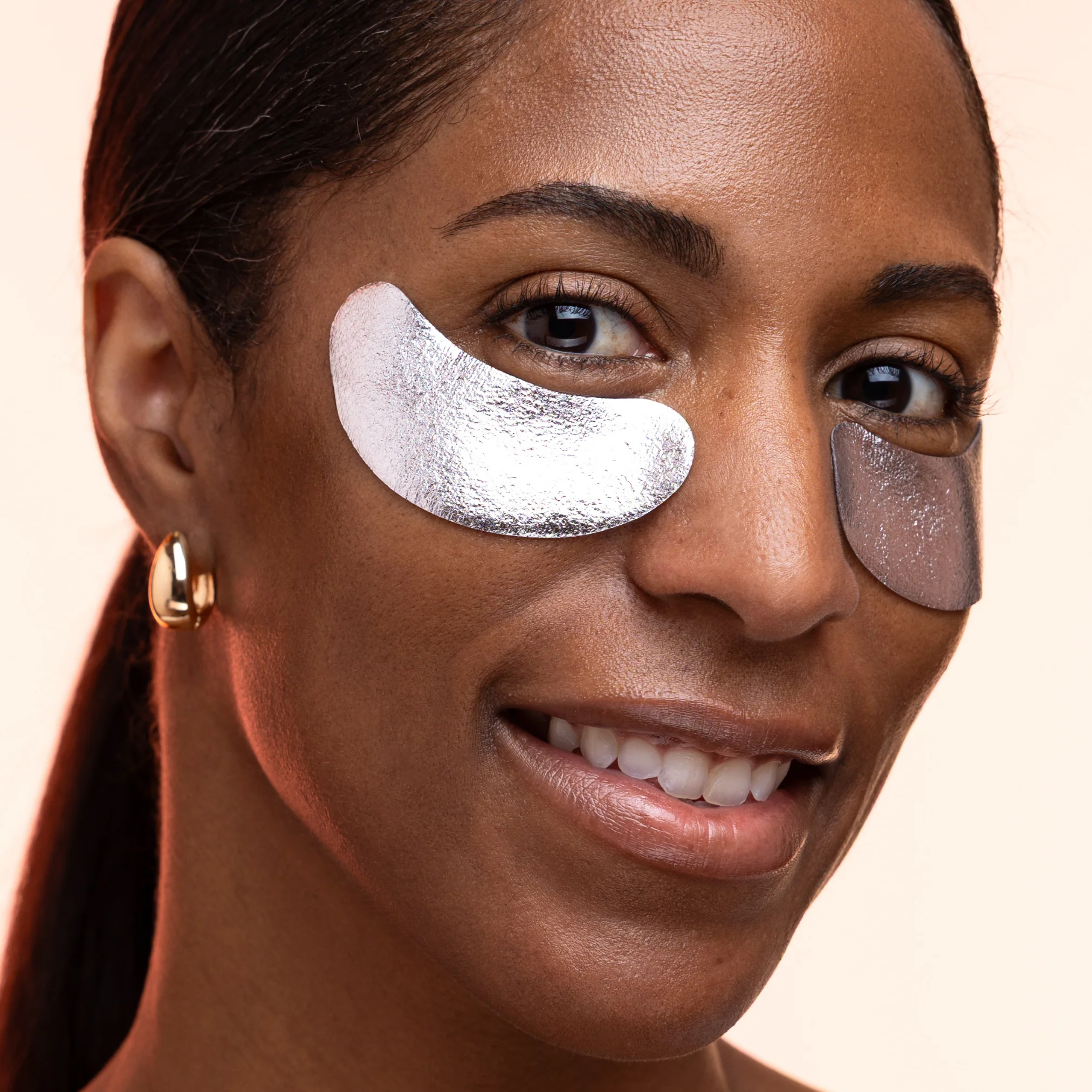 Silver Foil Eye Mask - 5 Pack - Image 3