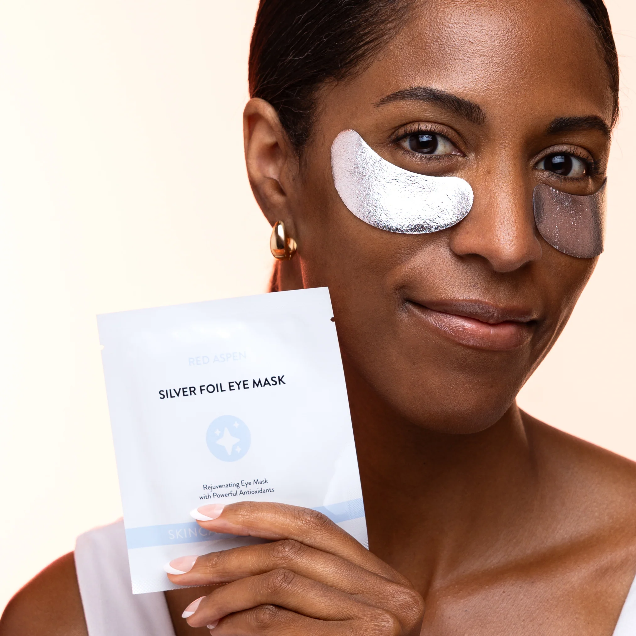 Silver Foil Eye Mask - 5 Pack - Image 9